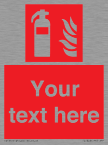 Custom Fire extinguisher Sign